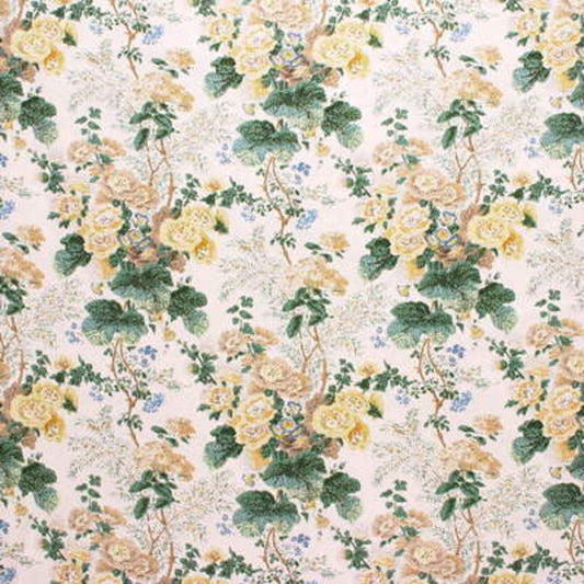 Althea Cotton P Fabric by Lee Jofa in Citron