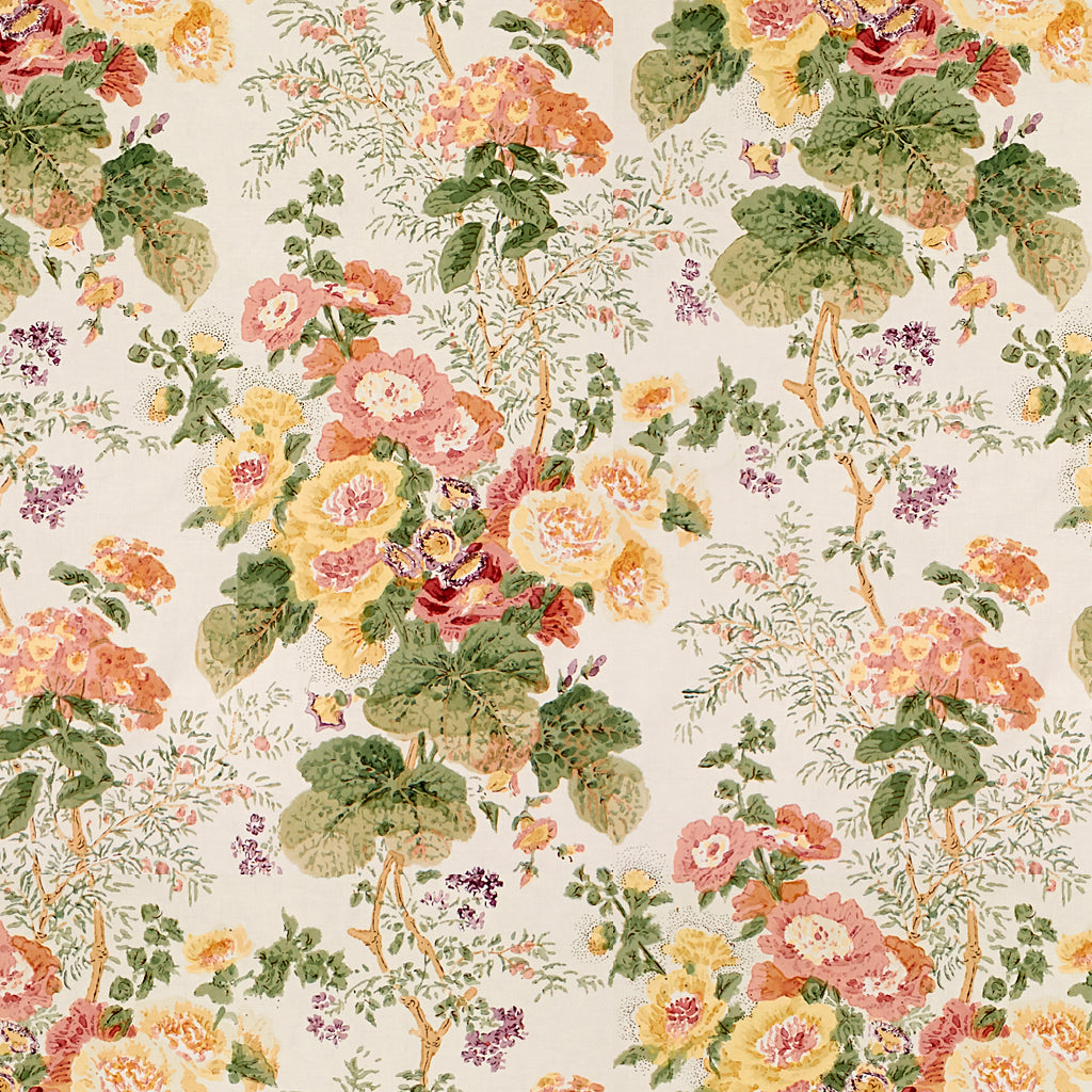 Hollyhock Hdb Fabric by Lee Jofa in Red/Green