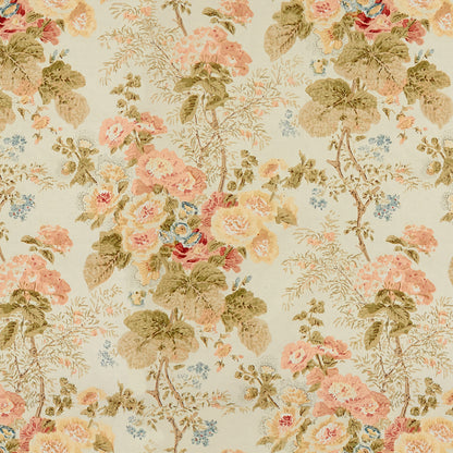 Hollyhock Hdb Fabric by Lee Jofa in Coral/Olive