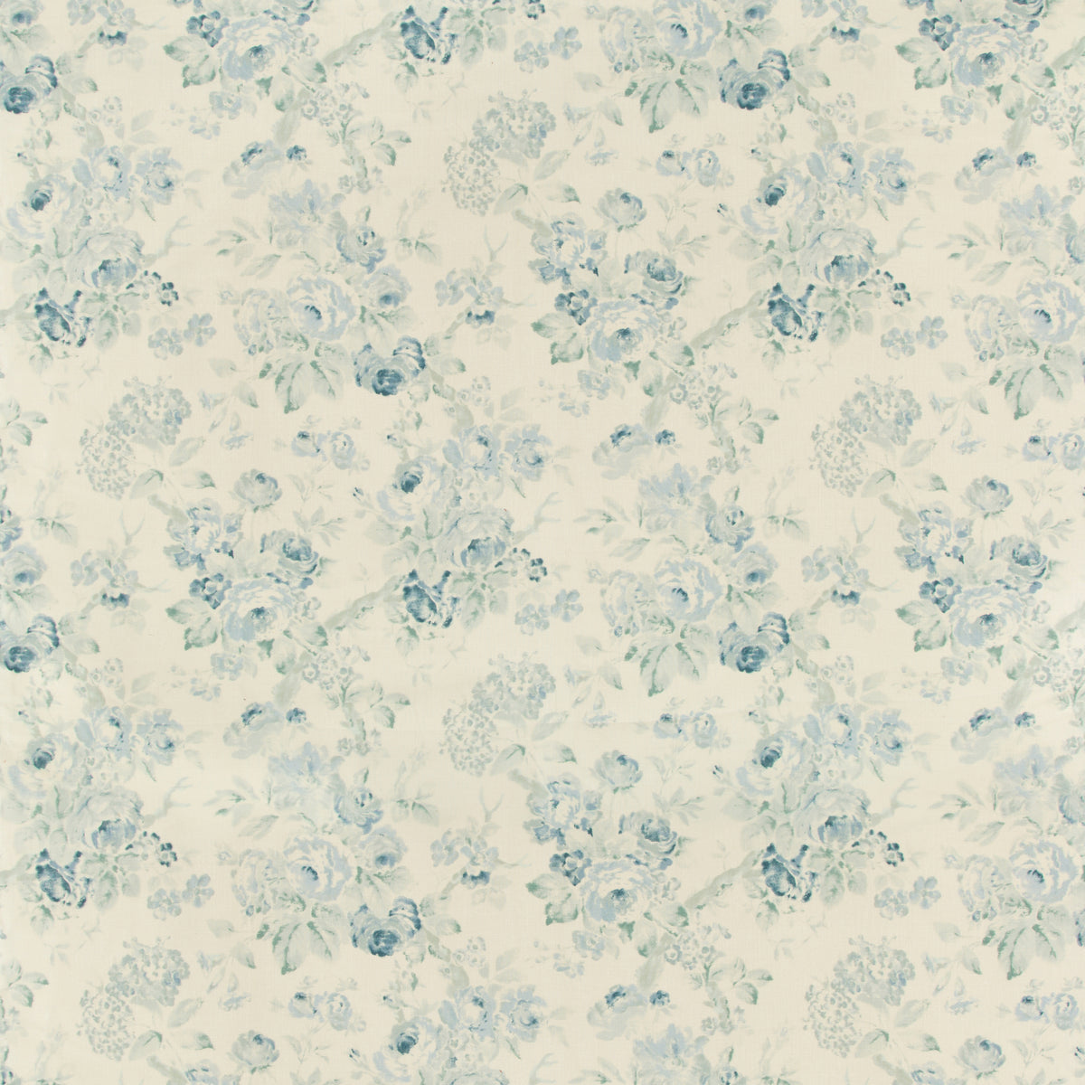Garden Roses - Aqua/Blue