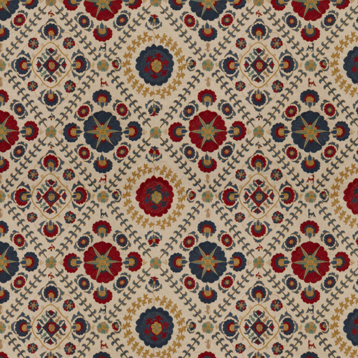Ayla Trellis - Indigo/Red