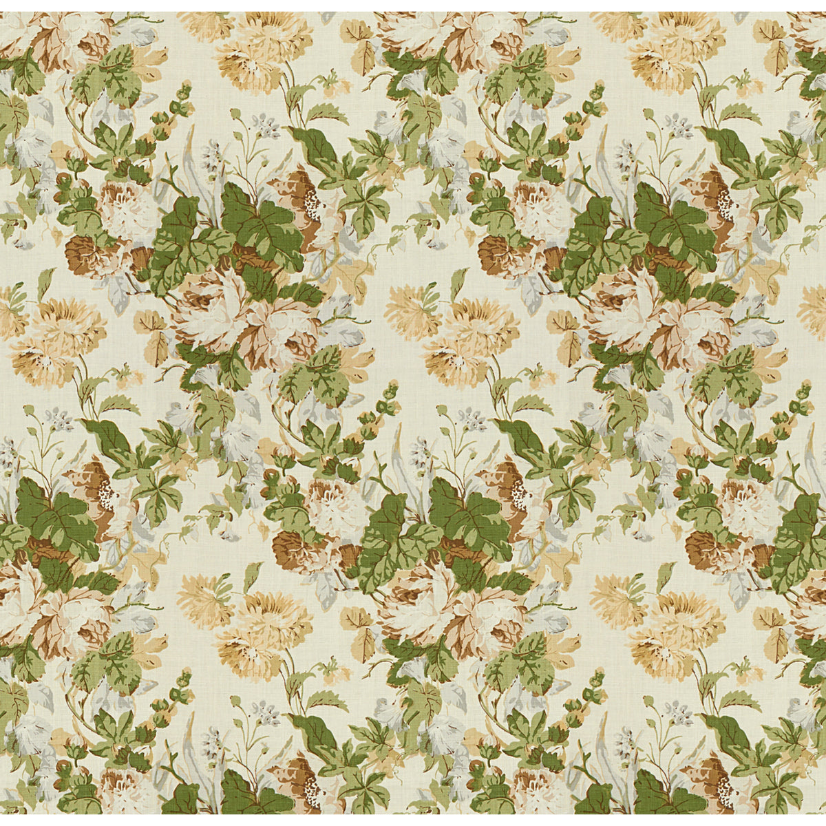 Maisie Linen - Tan/Leaf