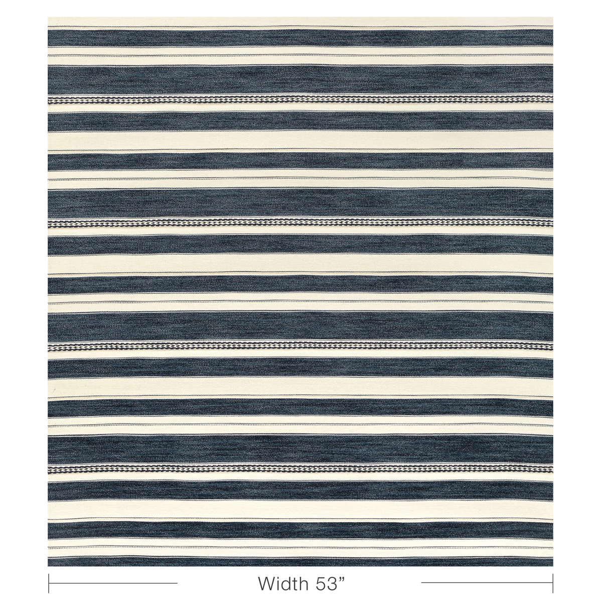 Entoto Stripe - Marine/Ivory