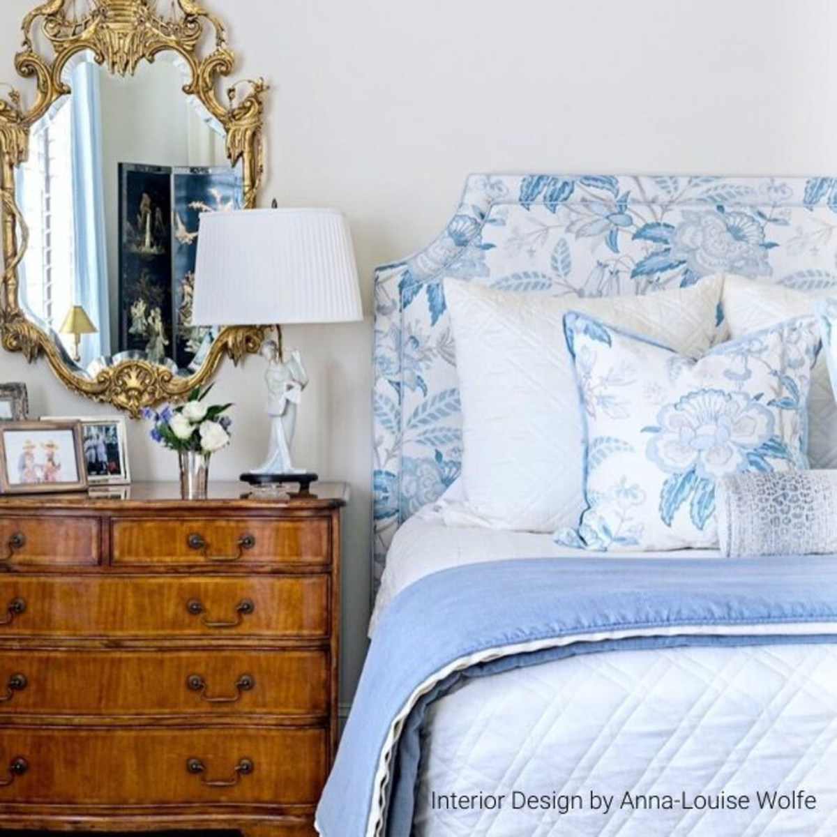 Davenport Print - Frost Blue