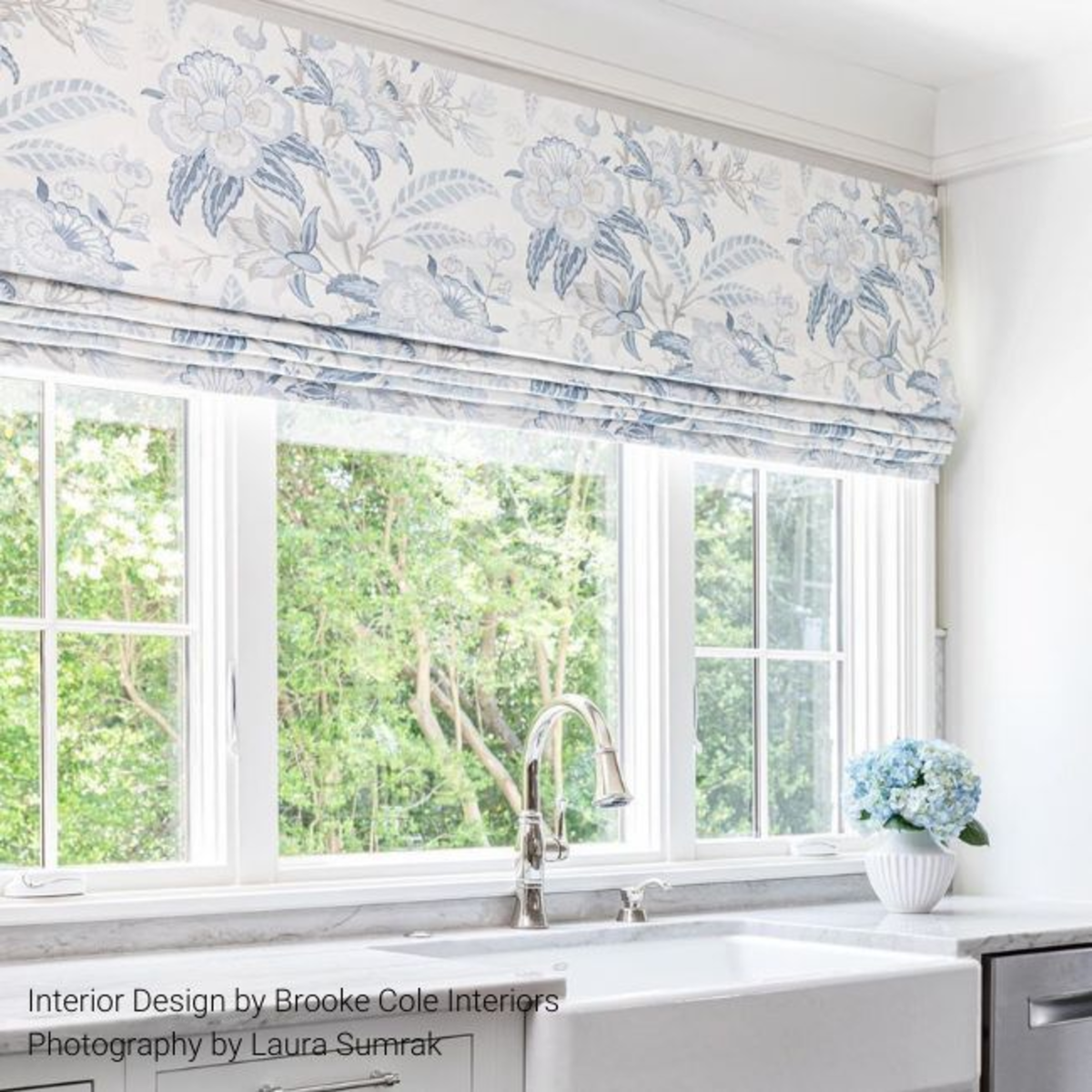Davenport Print - Frost Blue