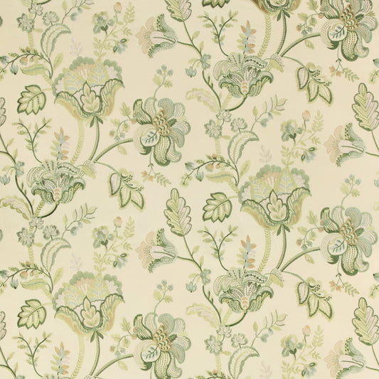 Bradford Emb Fabric by Lee Jofa in Greenery