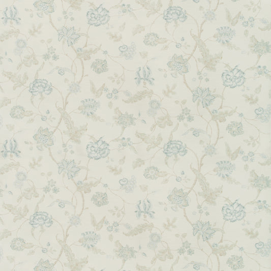 Avignon Print Fabric by Lee Jofa in Aqua/Sage