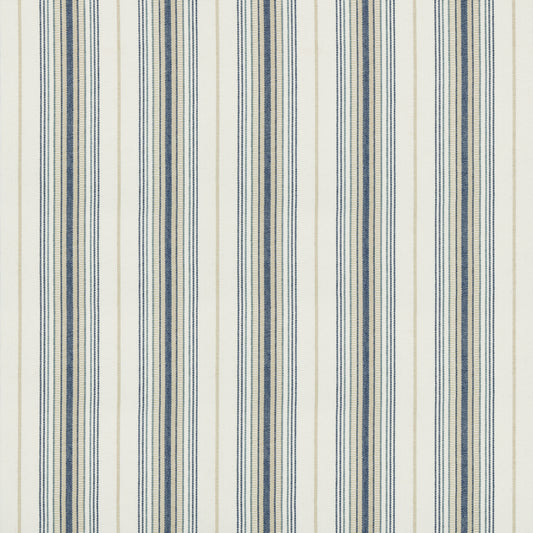 Cassis Stripe Fabric by Lee Jofa in Marina