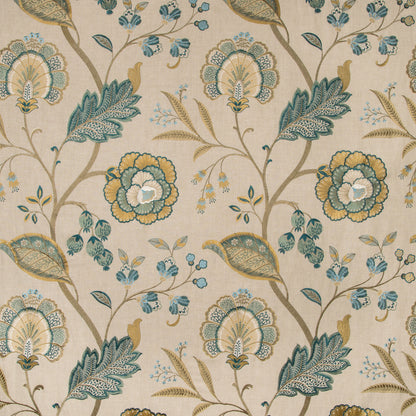 Aston Embroidery - Teal