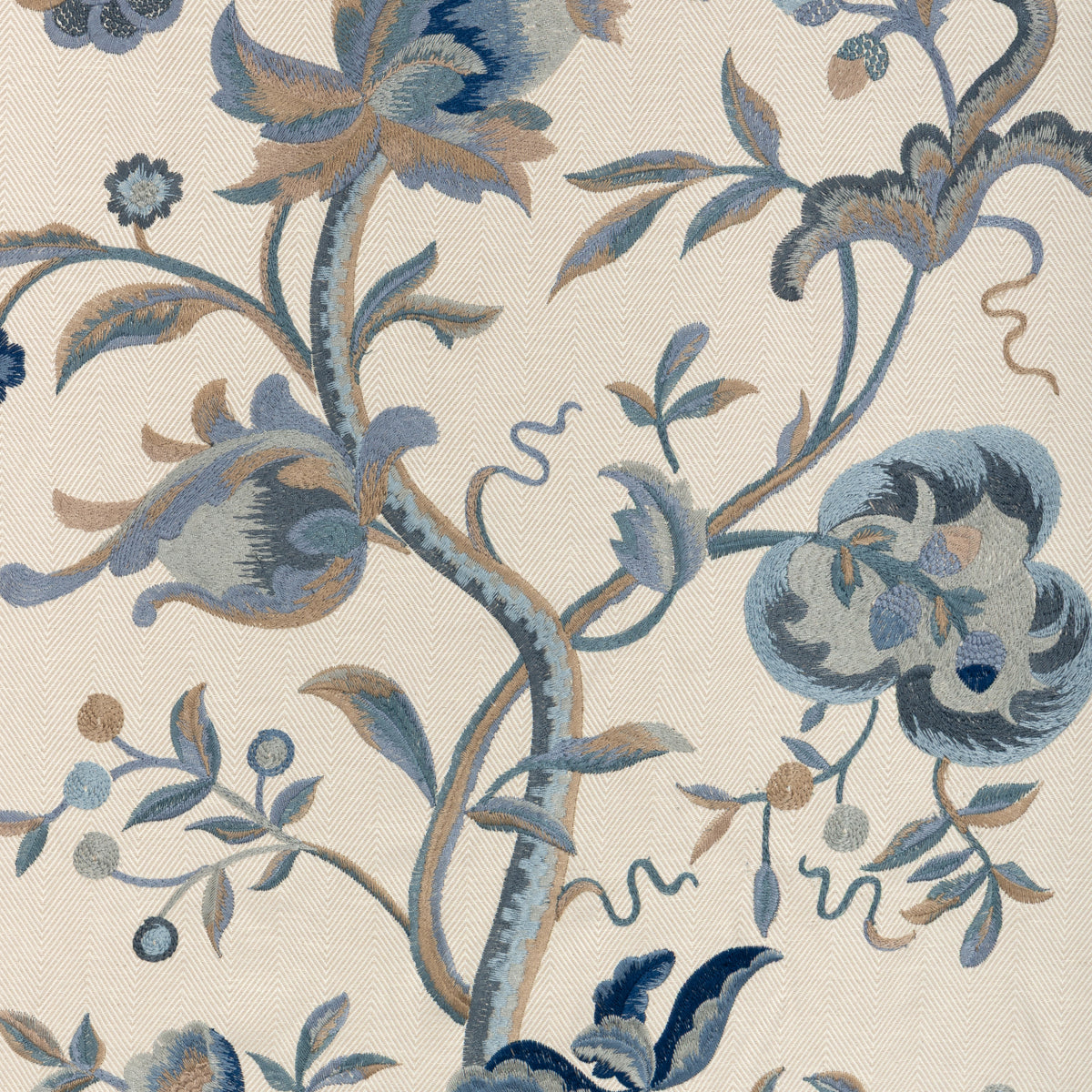 Dorton Embroidery - Indigo