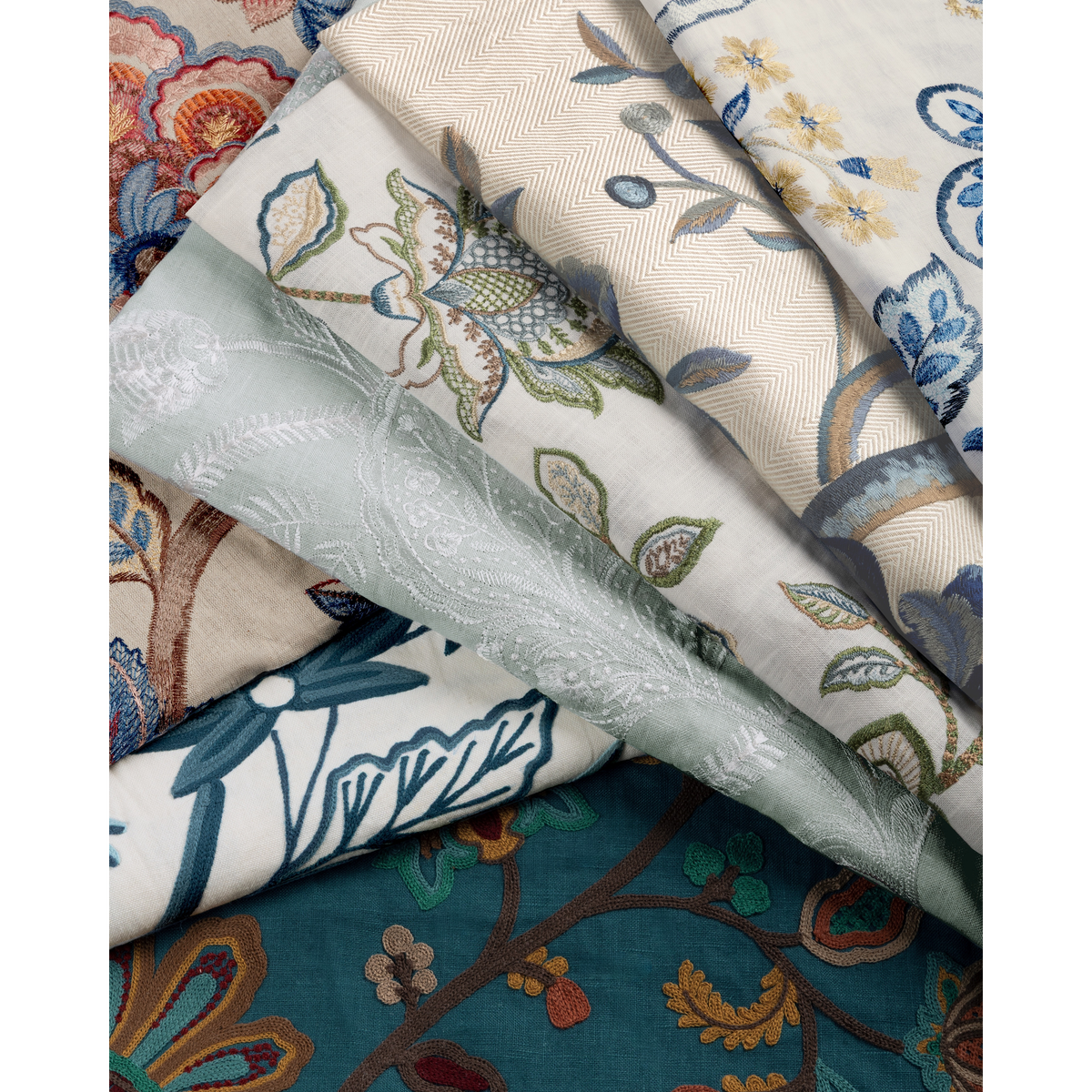Dorton Embroidery - Indigo