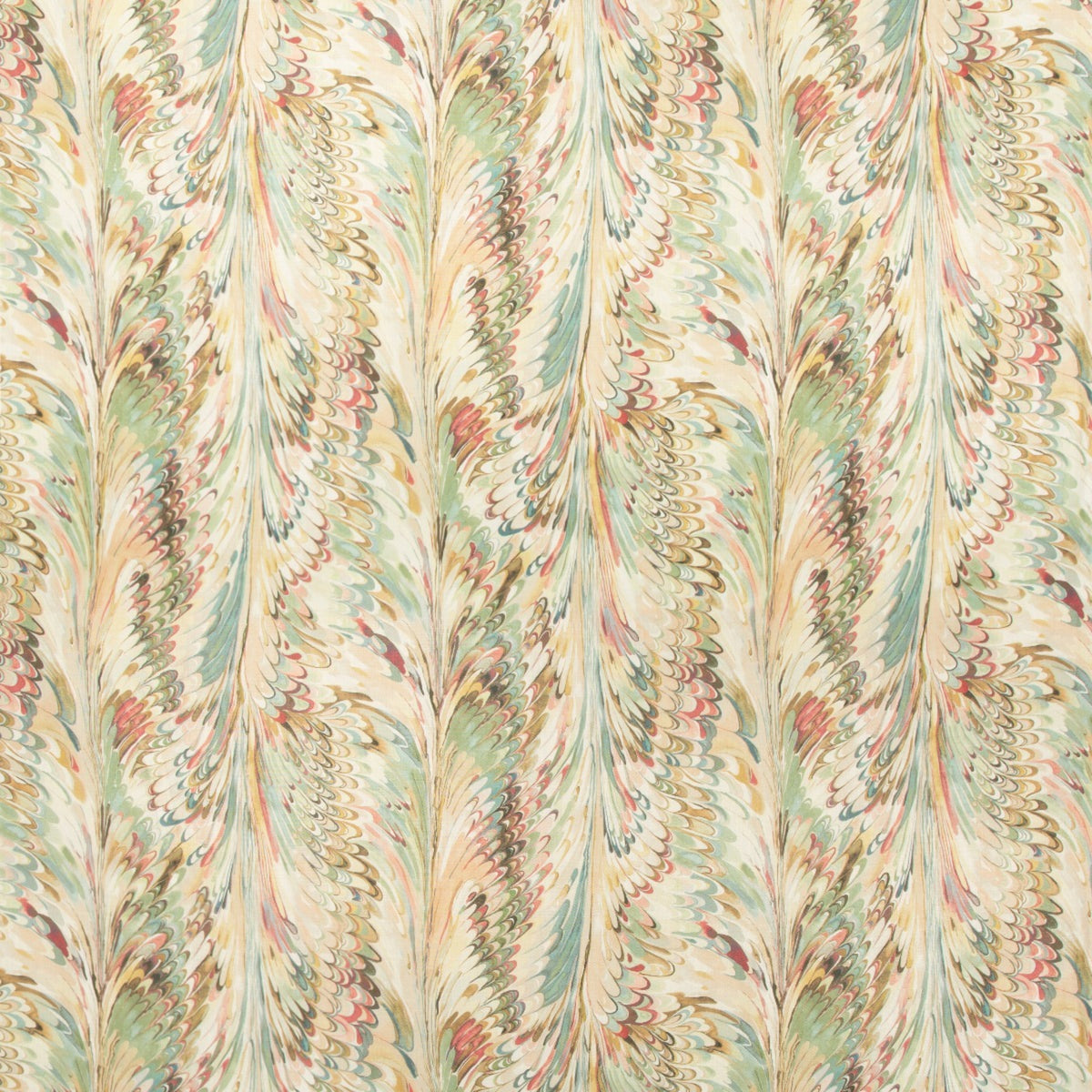 Taplow Print - Juniper/Petal