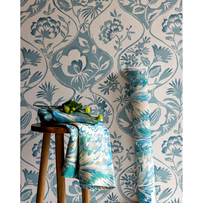 Taplow Print - Marine/Sand