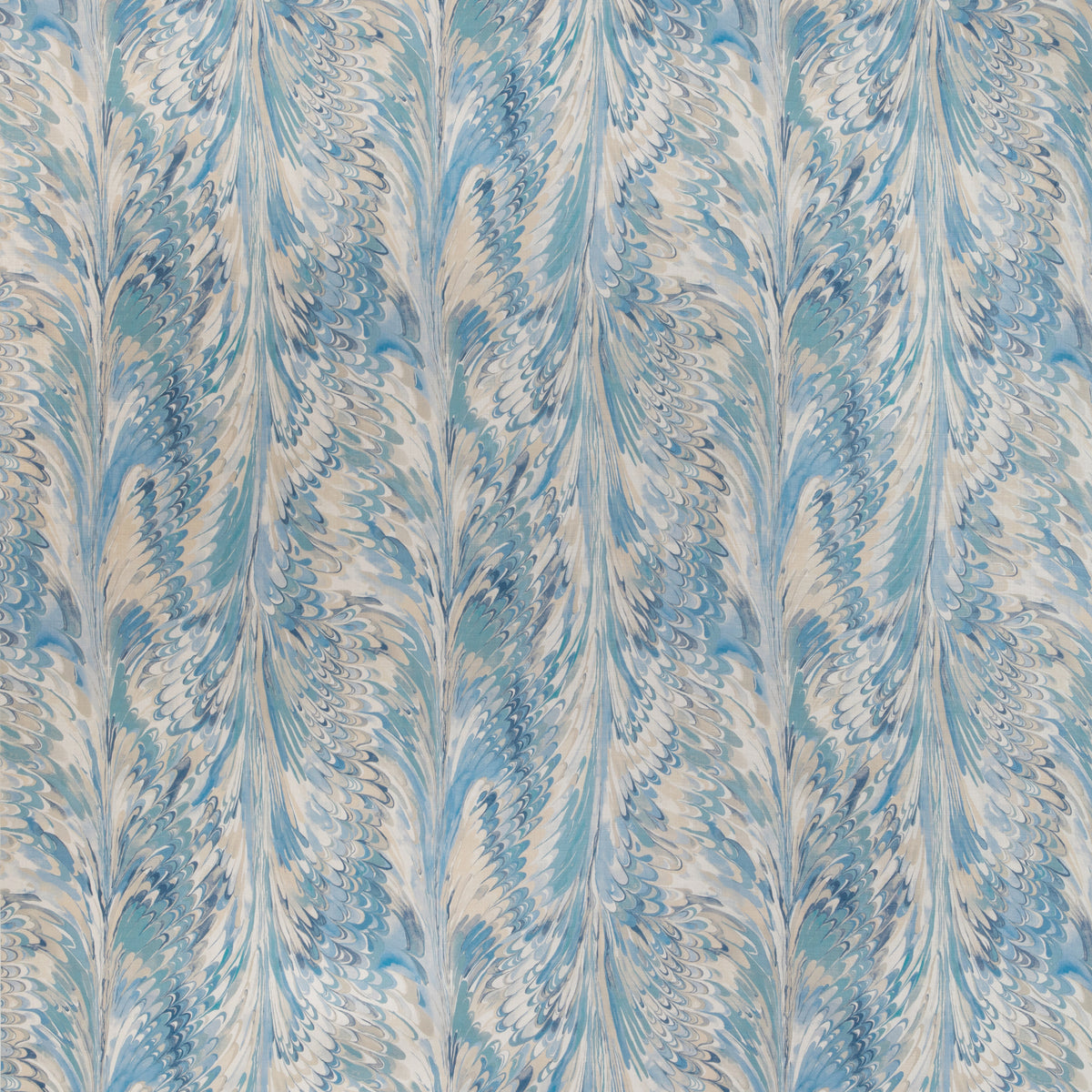 Taplow Print - Capri/Sky