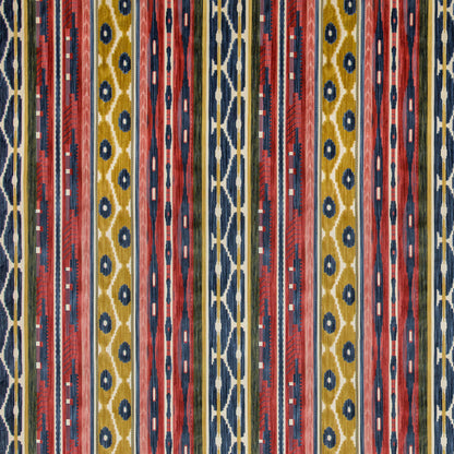 Desning Velvet - Red/Blue