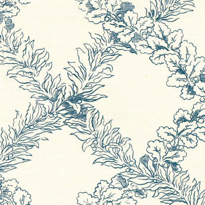 Leaf Trellis - Blue
