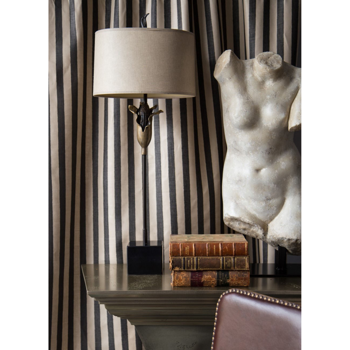 Melba Stripe - Blue/White