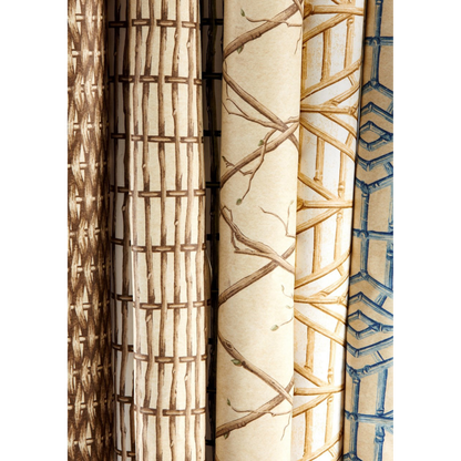Twig Trellis - Brown/White