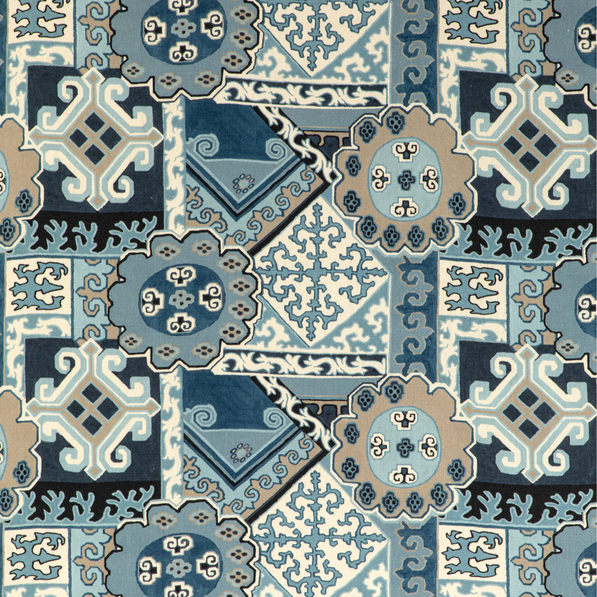Batangas Print - Blue/Slate