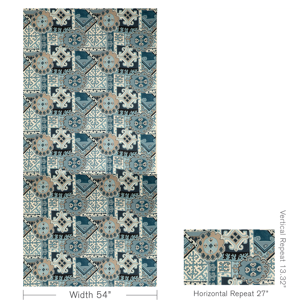 Batangas Print - Blue/Slate