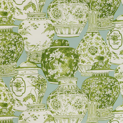 Pandan Print - Mist/Jade