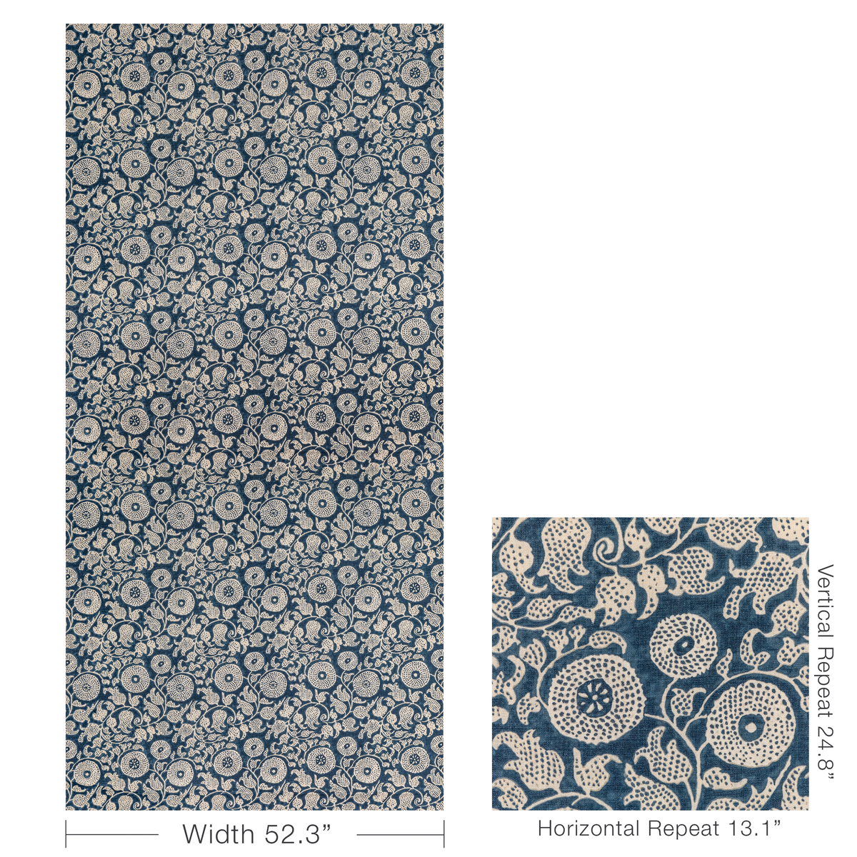 Eldora Print - Indigo