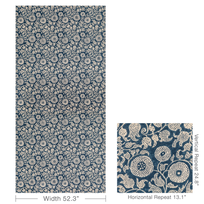 Eldora Print - Indigo
