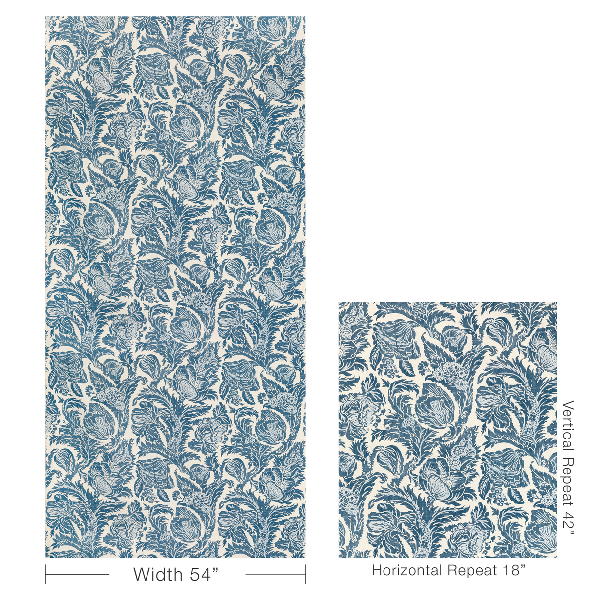 Marion Print - Denim