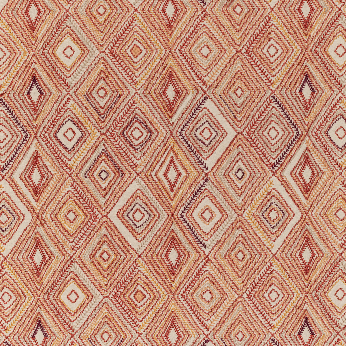 Bowen Embroidery - Paprika