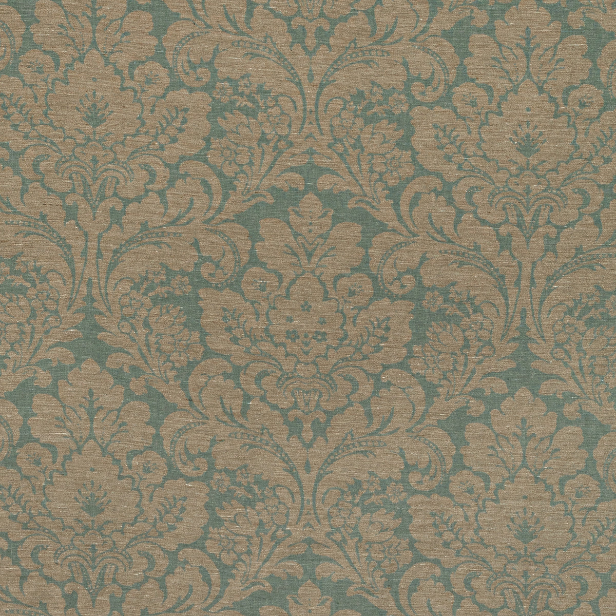 Acanthus Damask - Blue