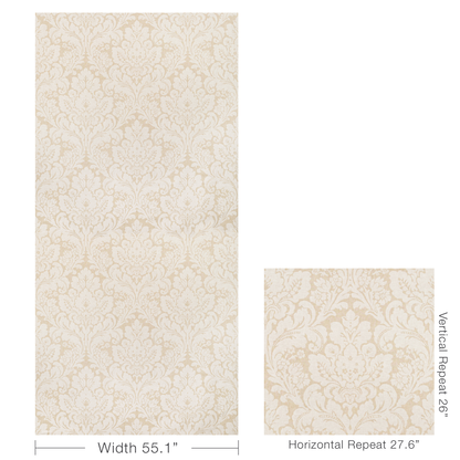 Acanthus Damask - Pearl