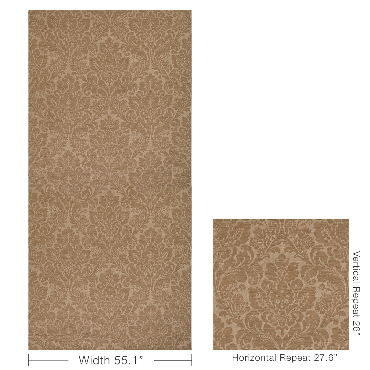 Acanthus Damask - Tea