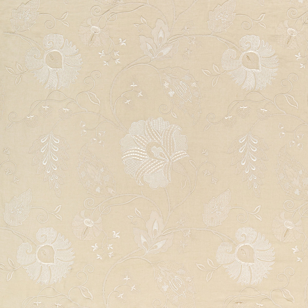 Shiraz Emb - Stone/Ivory