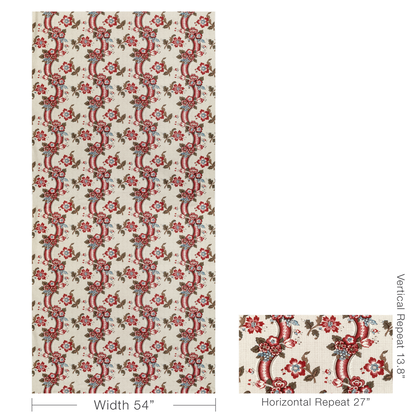 Benday Print - Red/Blue