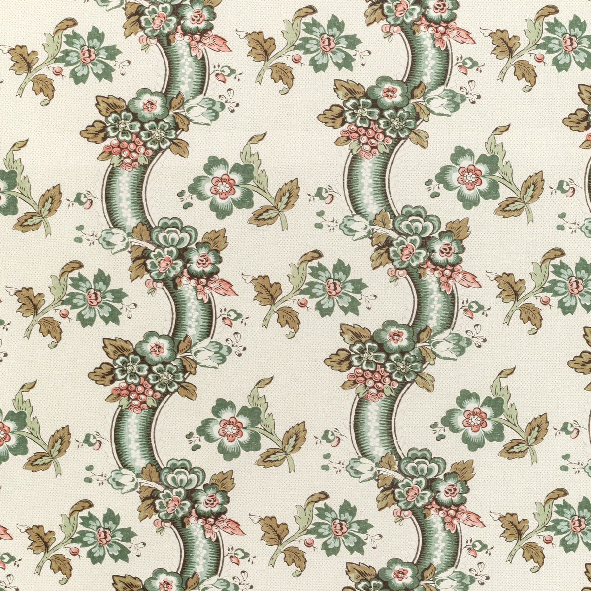Benday Print - Green/Rose