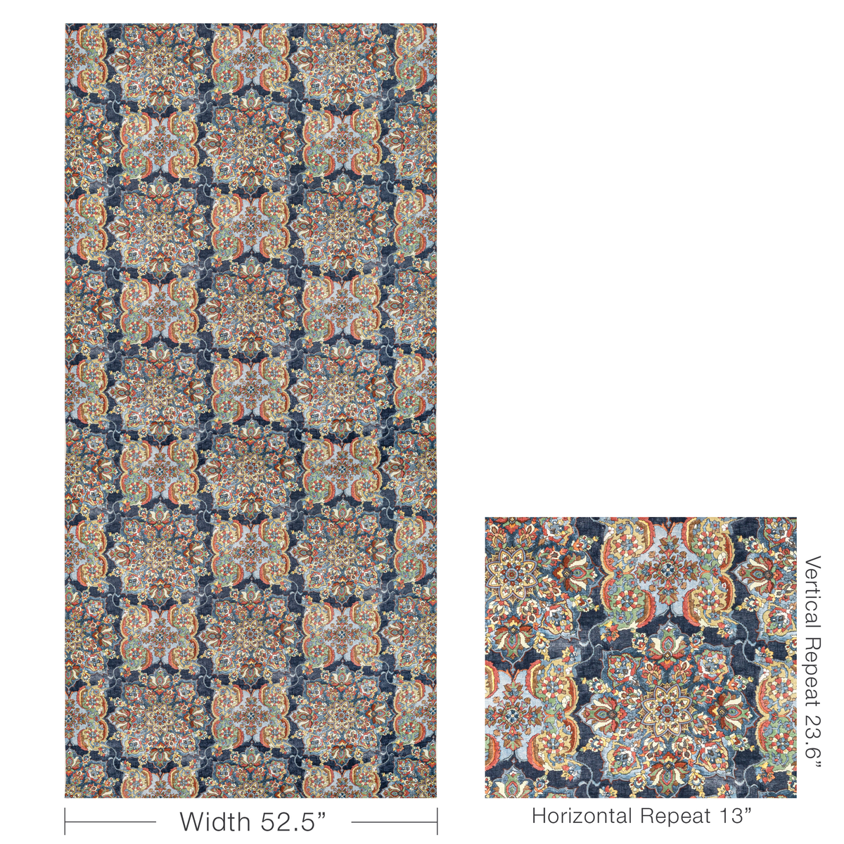 Granada Print - Denim
