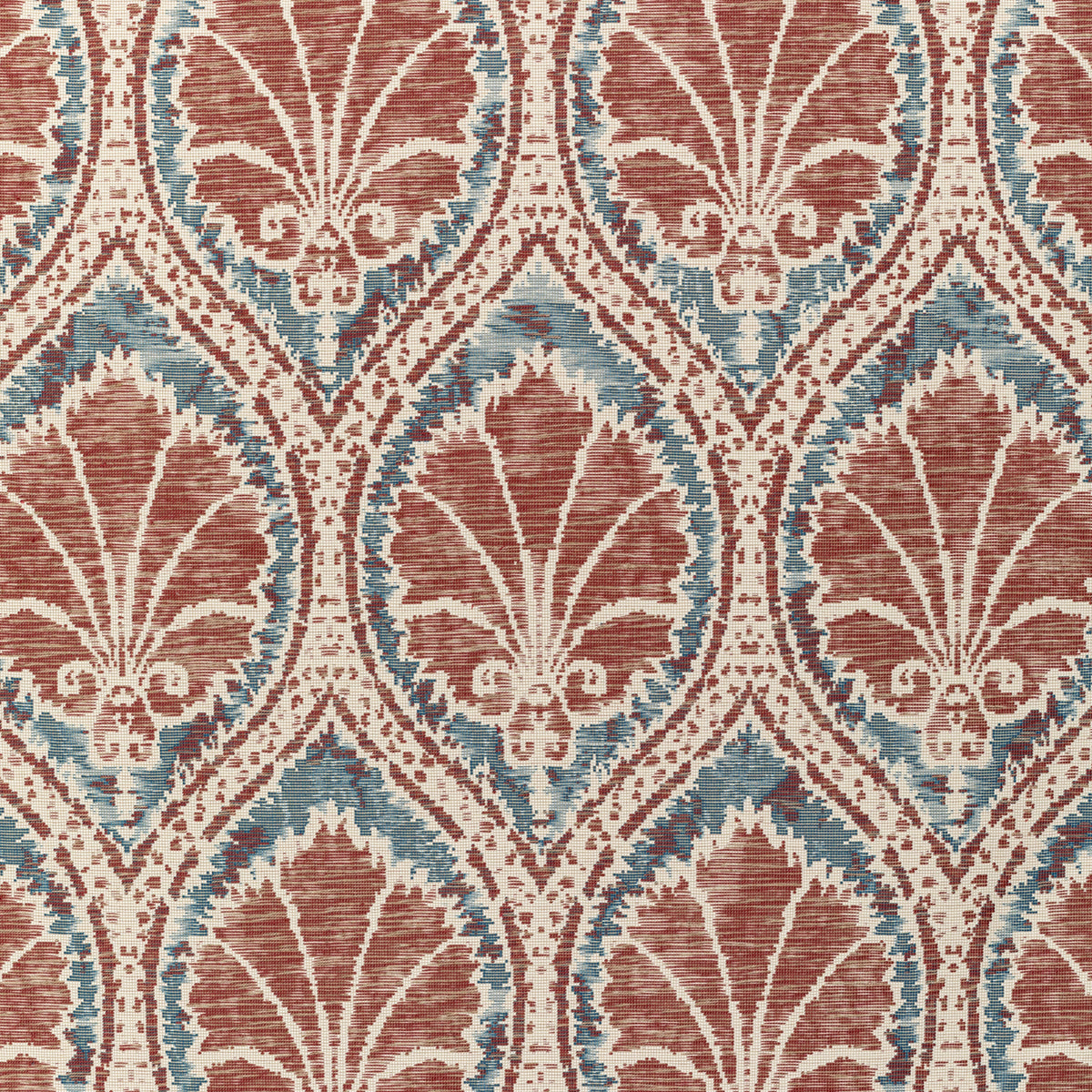 Seville Weave - Denim/Brick