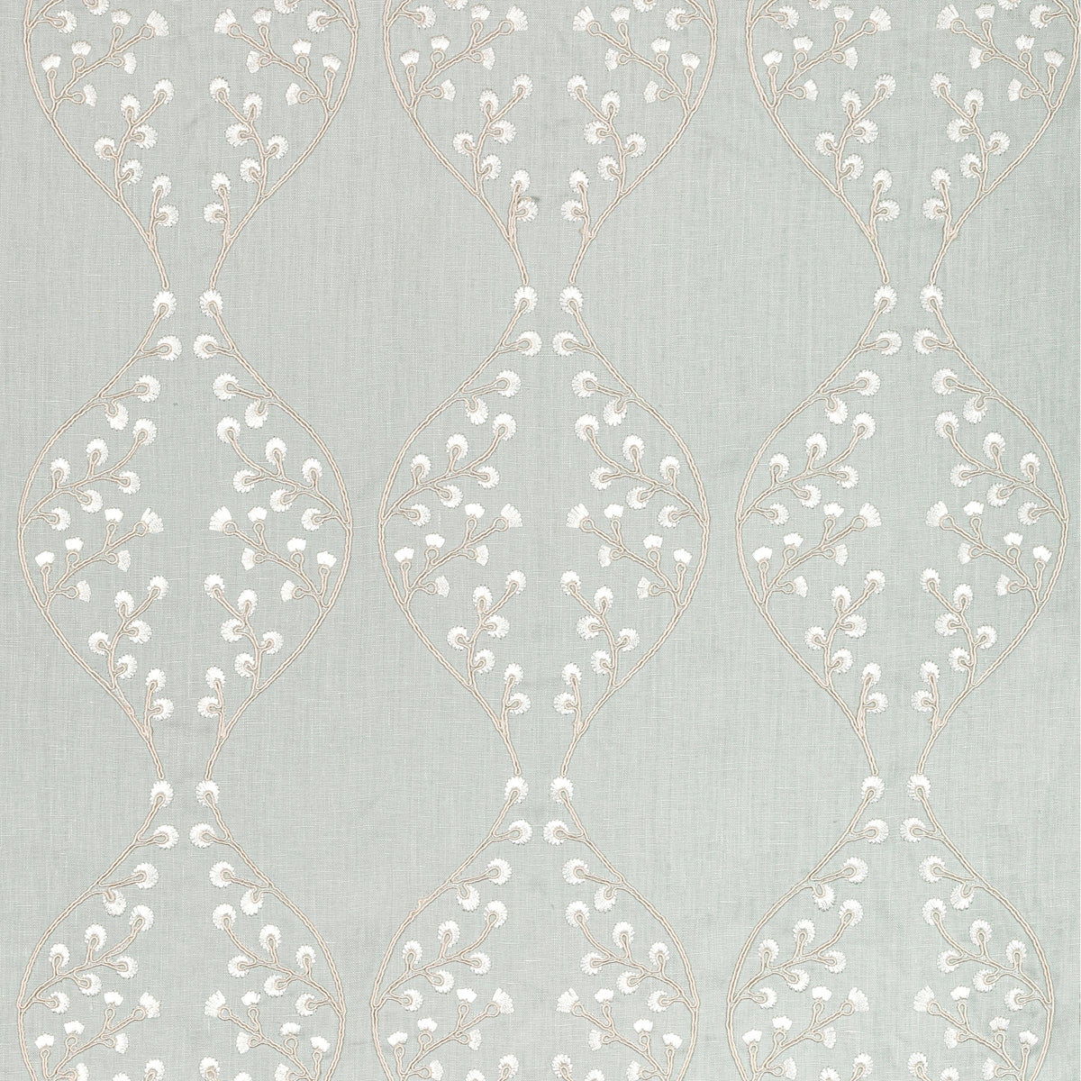 Lillie Embroidery - Aqua