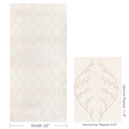 Lillie Embroidery - Ivory