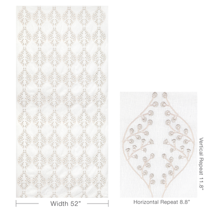 Lillie Sheer - Ivory/Fog