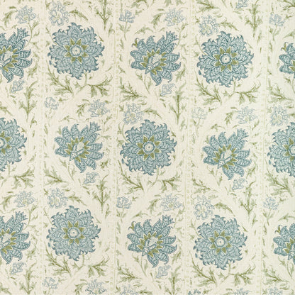 Calico Vine - Green Blue