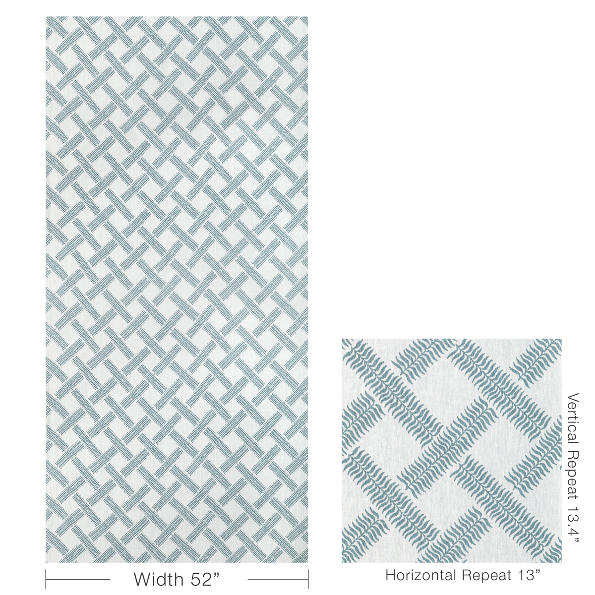 Garden Trellis Weave - Sky