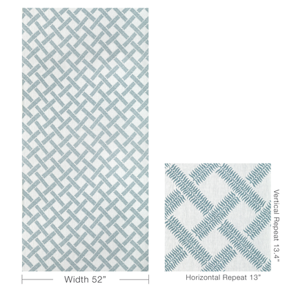 Garden Trellis Weave - Sky