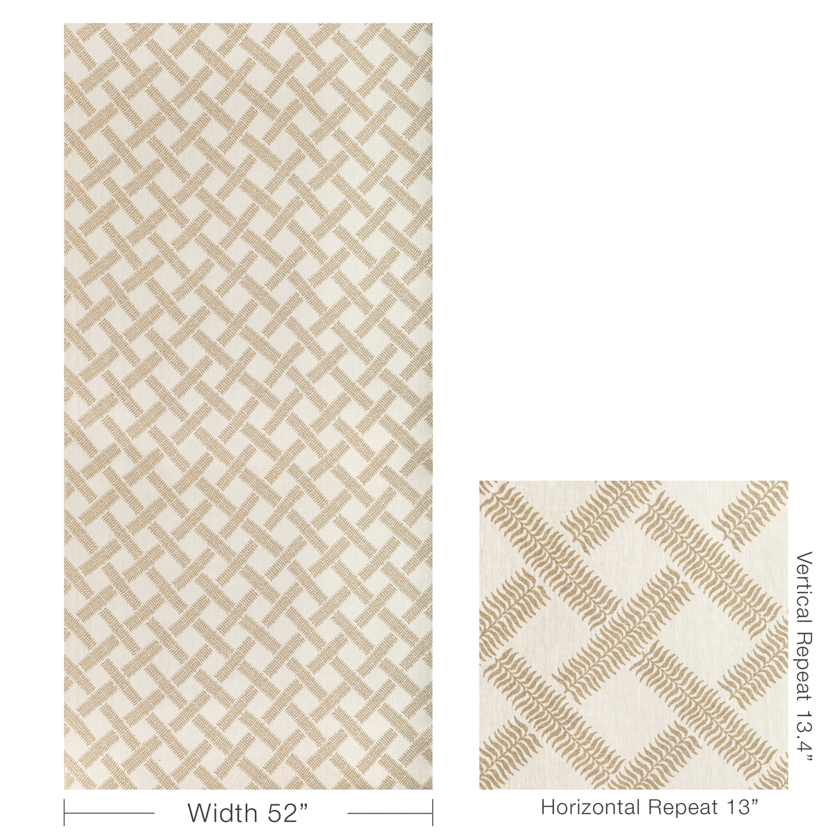 Garden Trellis Weave - Sand