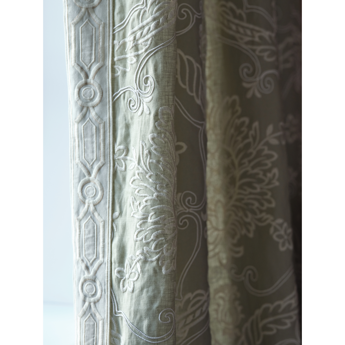 Hayes Embroidery - Celery