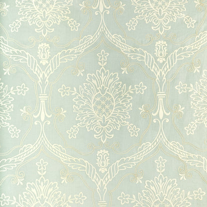 Hayes Embroidery - Aqua
