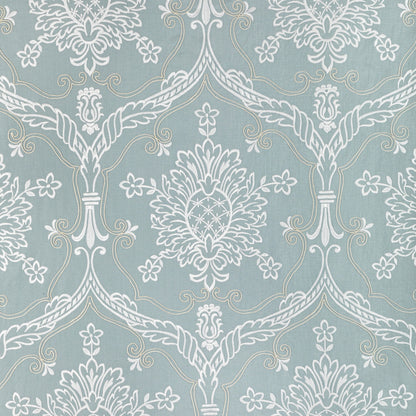 Hayes Embroidery - Blue