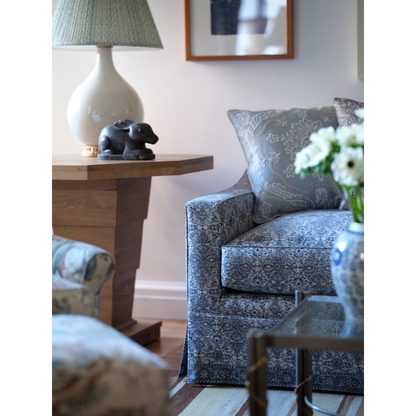 Hayes Embroidery - Blue