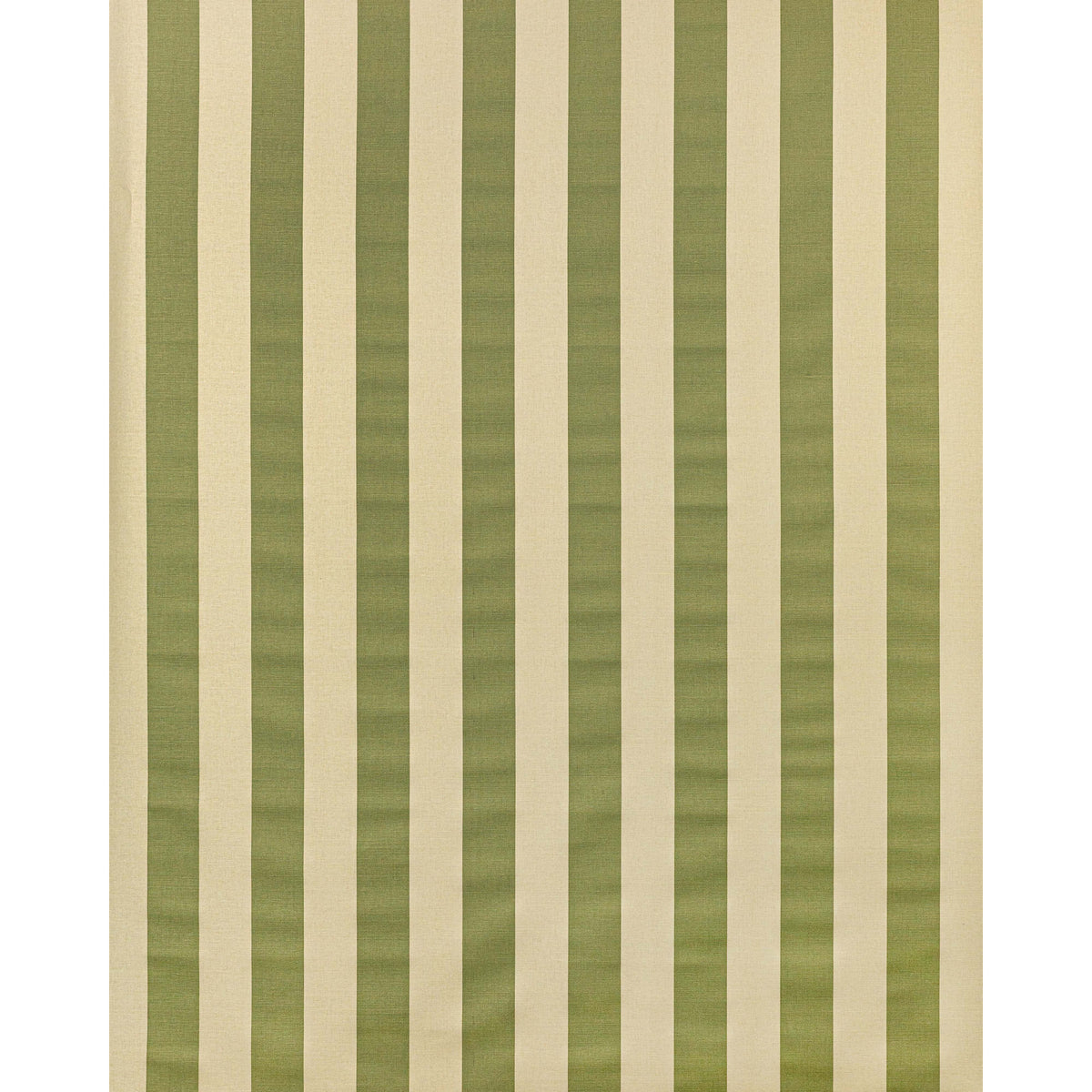 Avenue Stripe - Green On Ecru