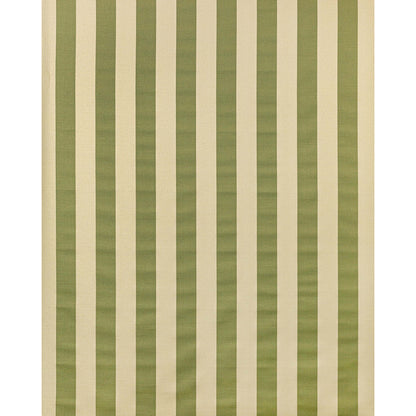 Avenue Stripe - Green On Ecru